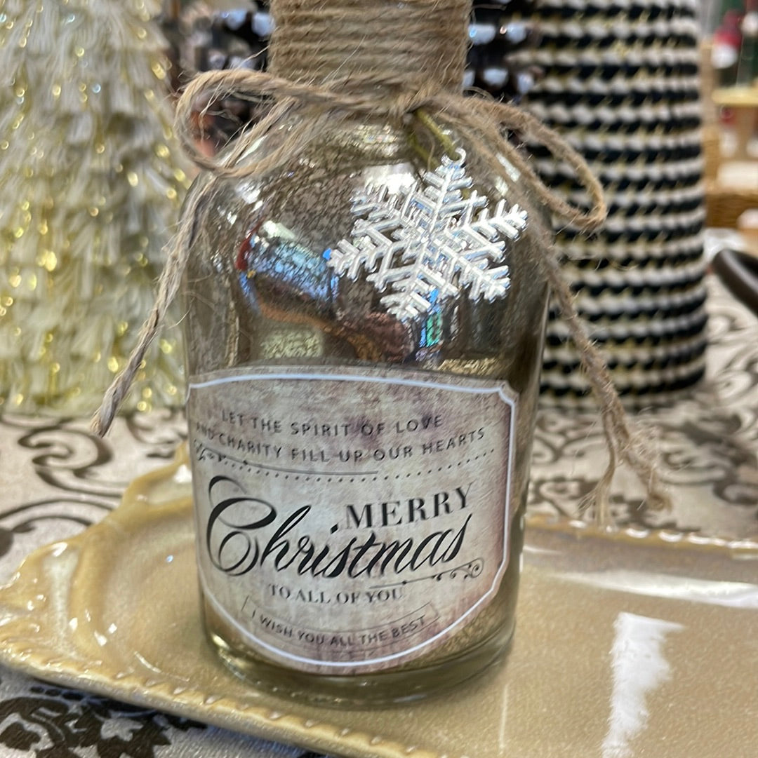 Mercury Glass Bottles