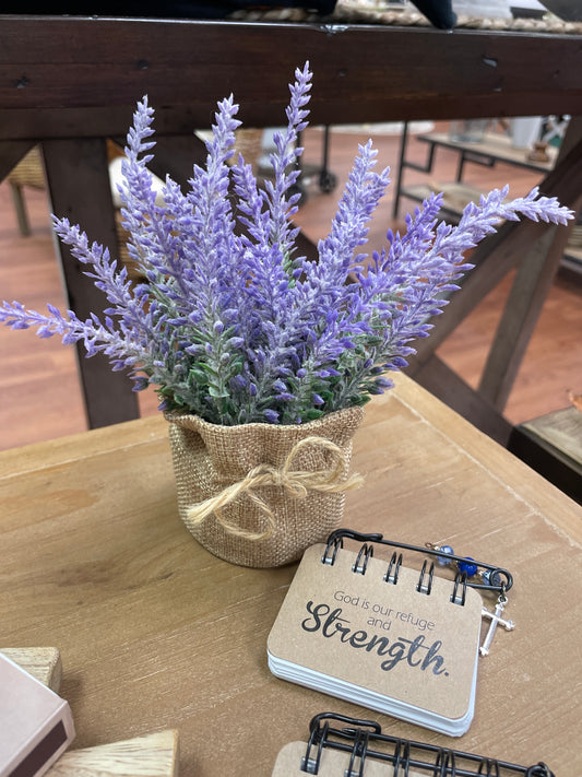 Faux Lavender Plant