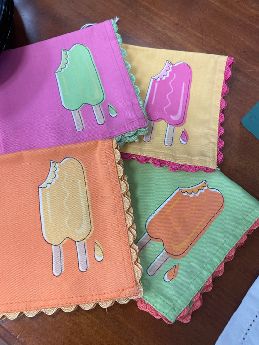 Ice Cream Fabric Napkins