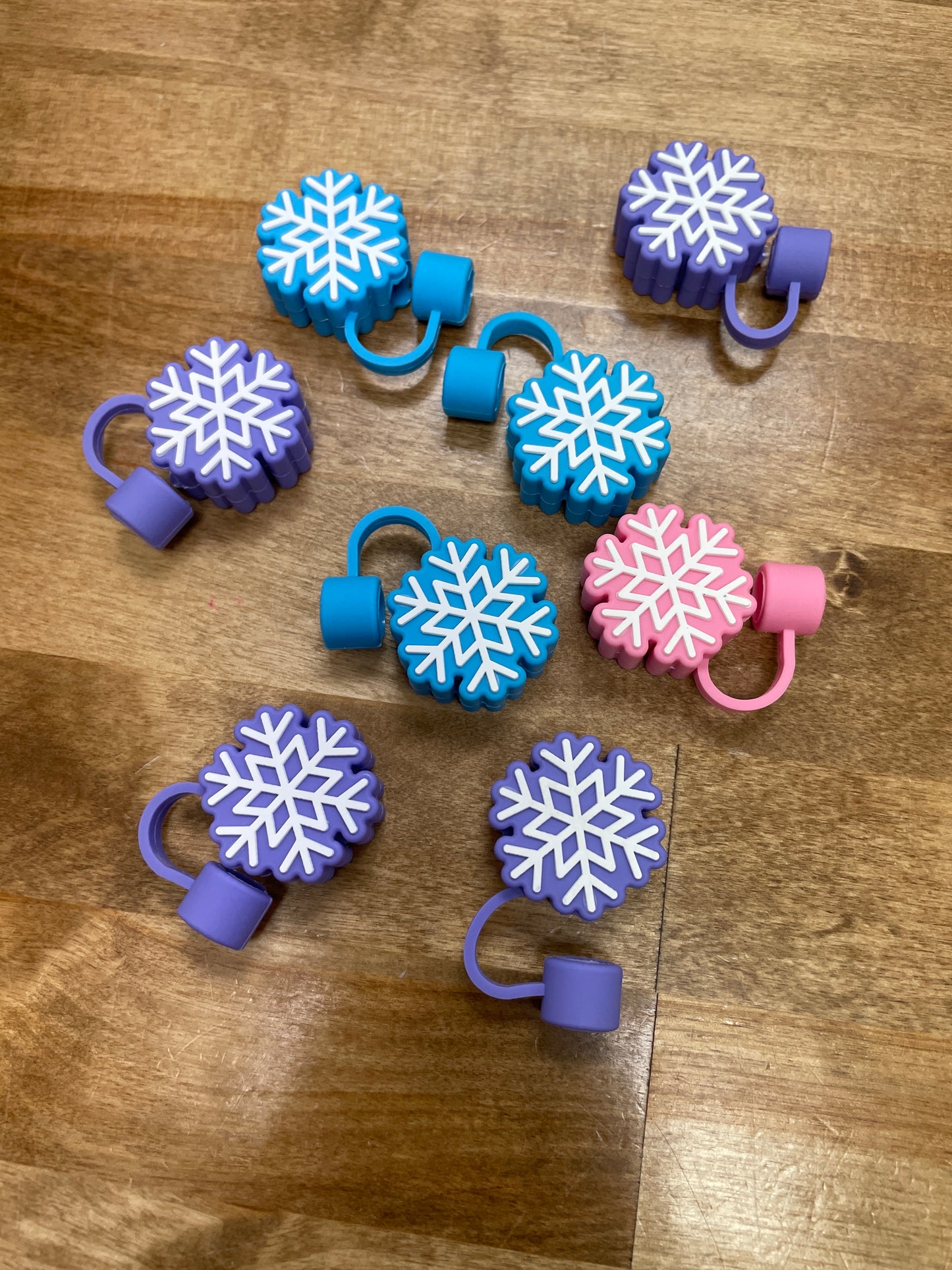 Snowflake Straw covers