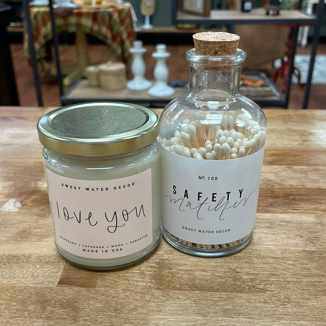 Love You Soy Candle - 9 oz