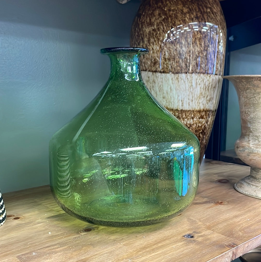 Green Bubble Vase