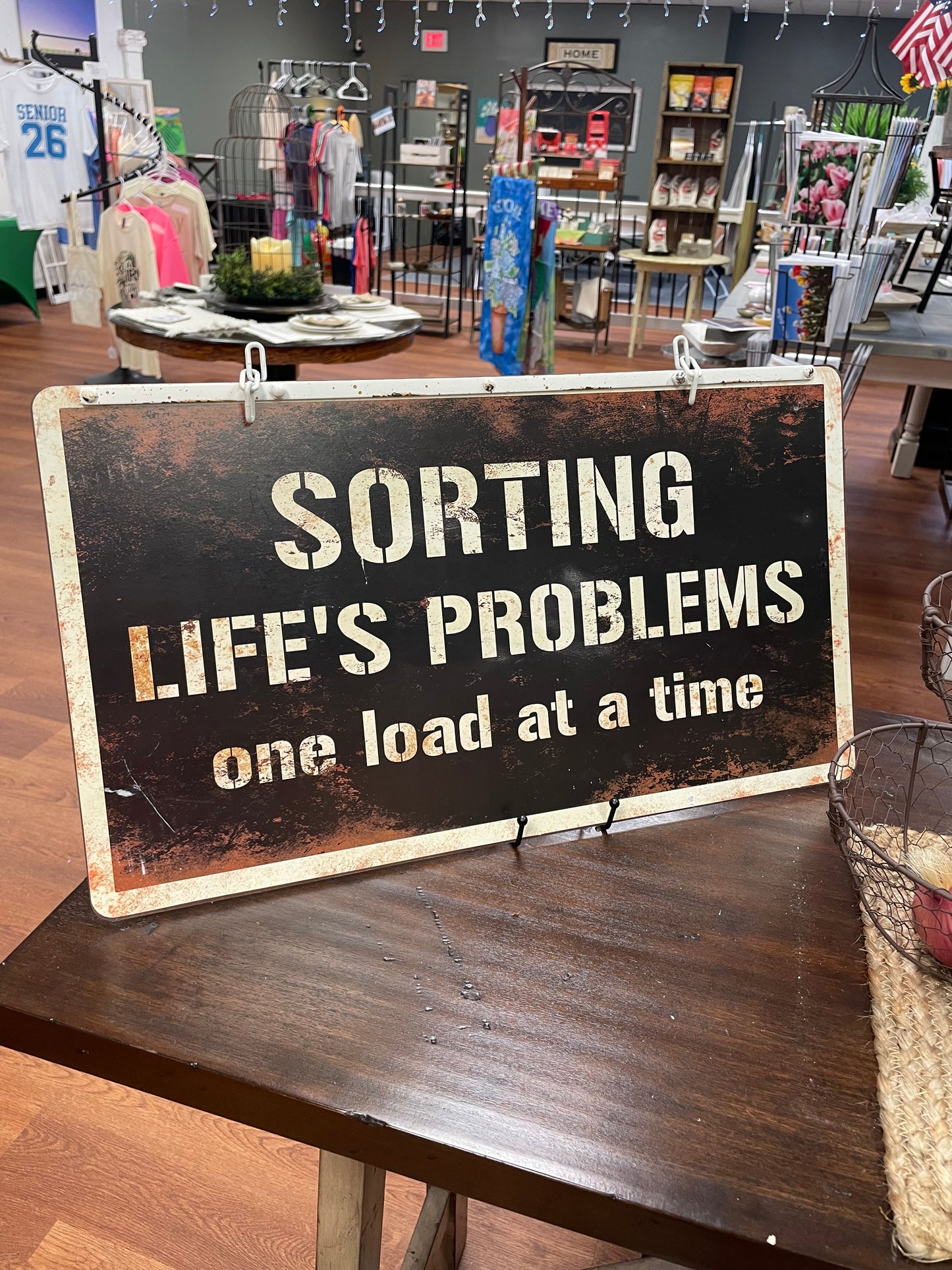Metal Laundry Sign