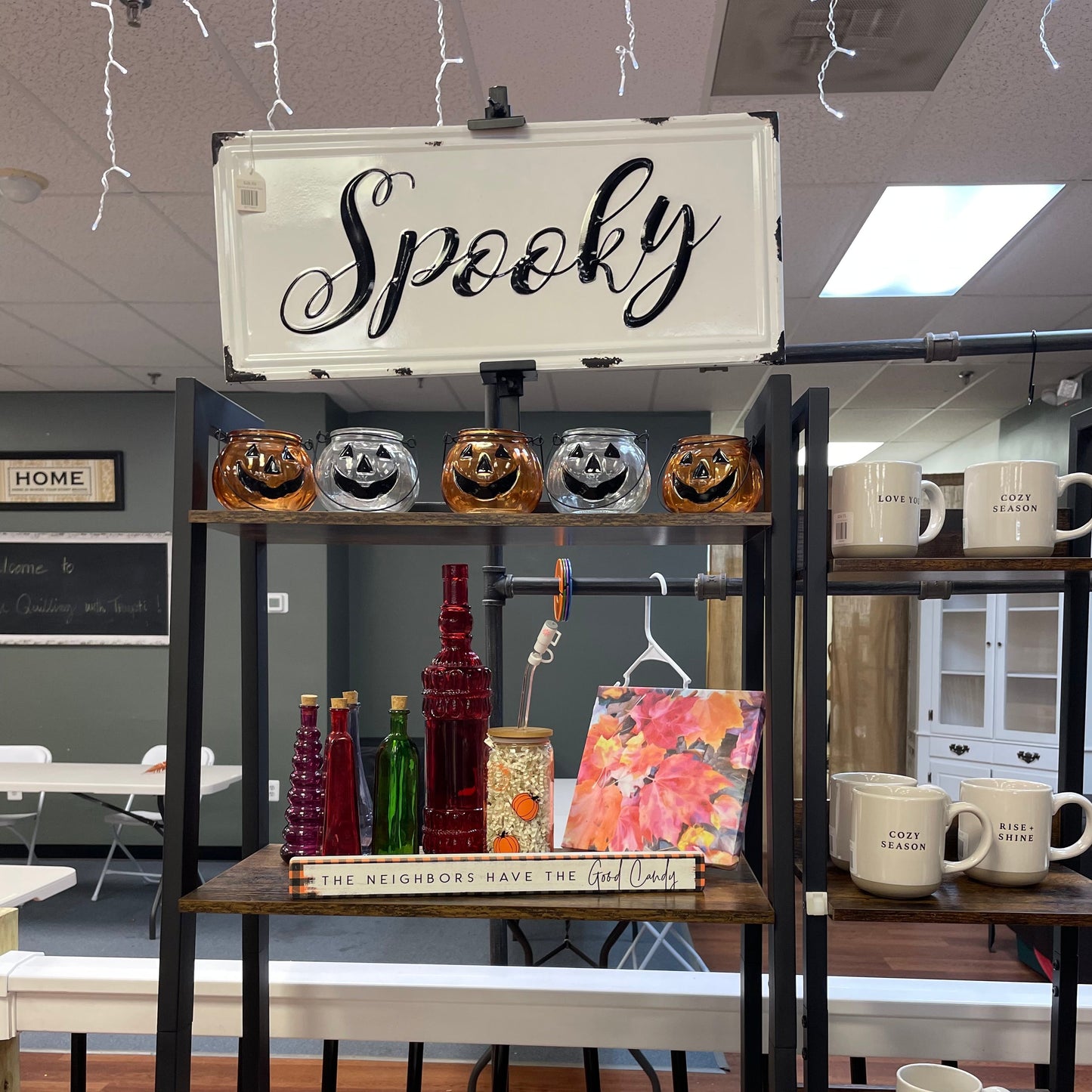 Jack O Lantern Glass Votive Holder