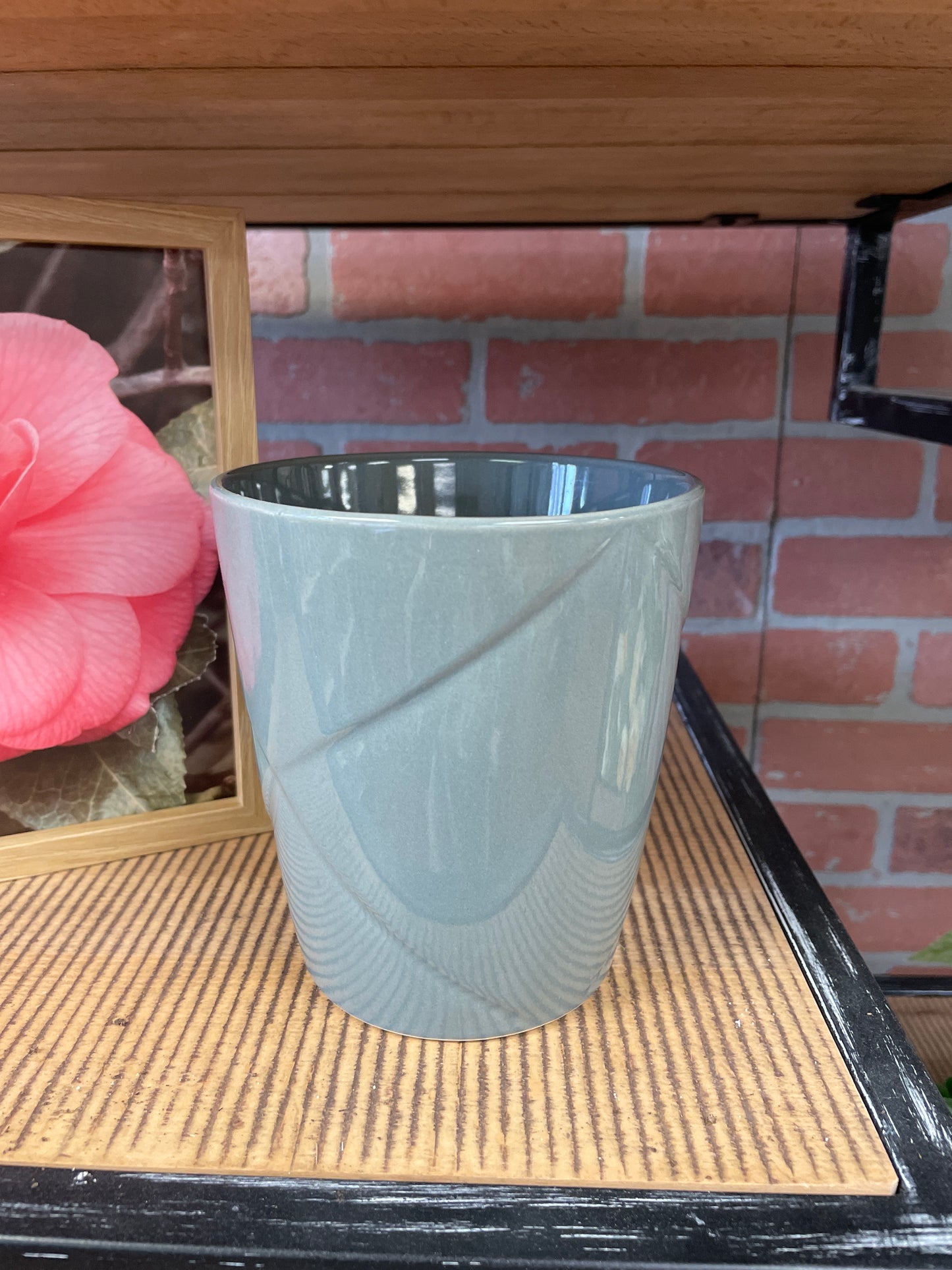 Gray Flower Pot