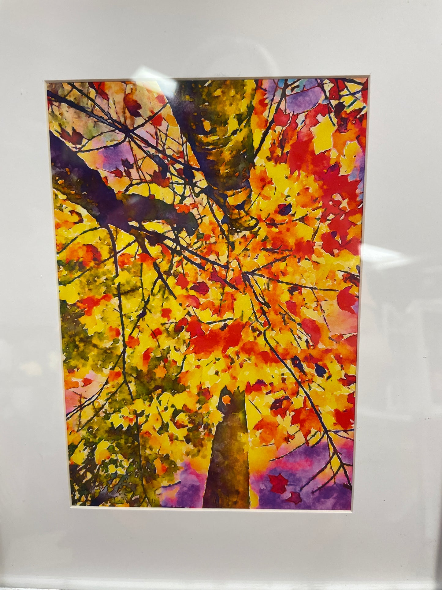 Fall  Painted Trees Art