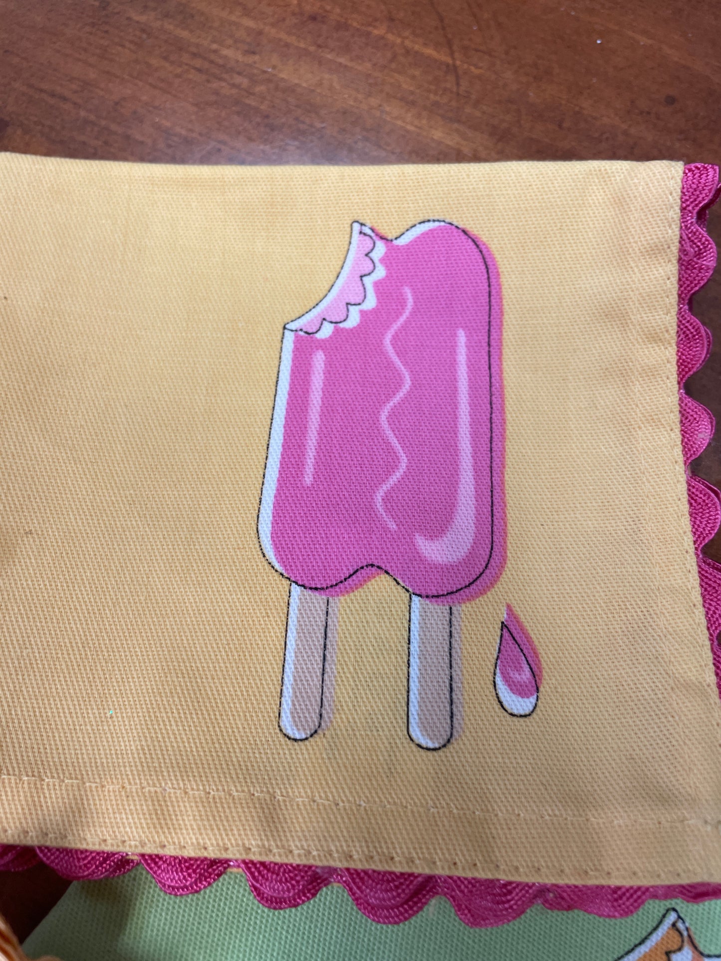 Ice Cream Fabric Napkins