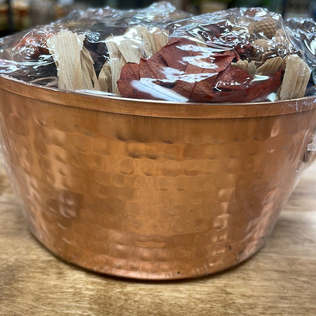 Heirloom Pumpkin Botanical in Copper Bowl