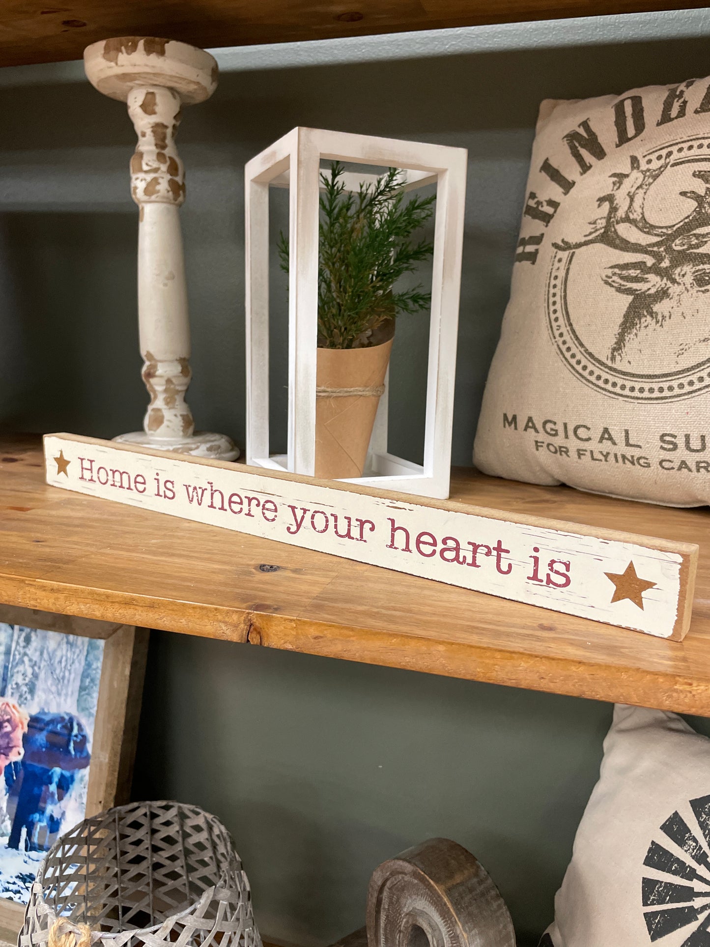 Home is Where the Heart Is word block