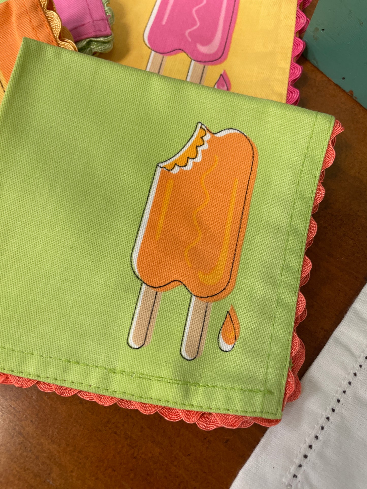 Ice Cream Fabric Napkins