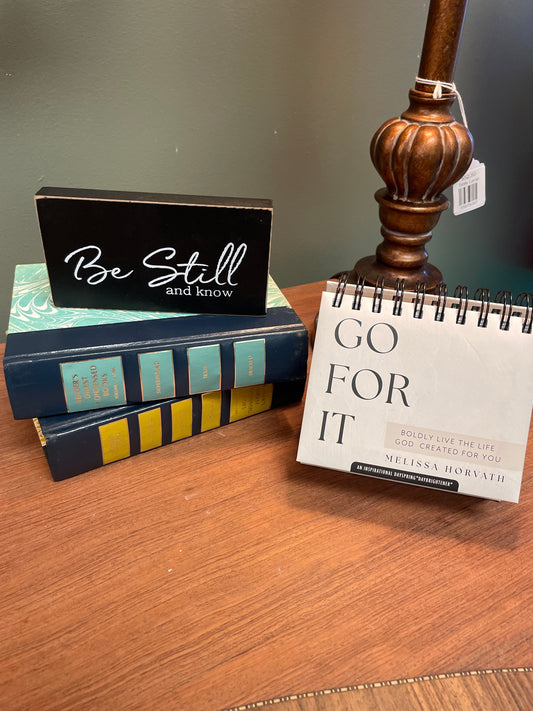 Be Still & Know block