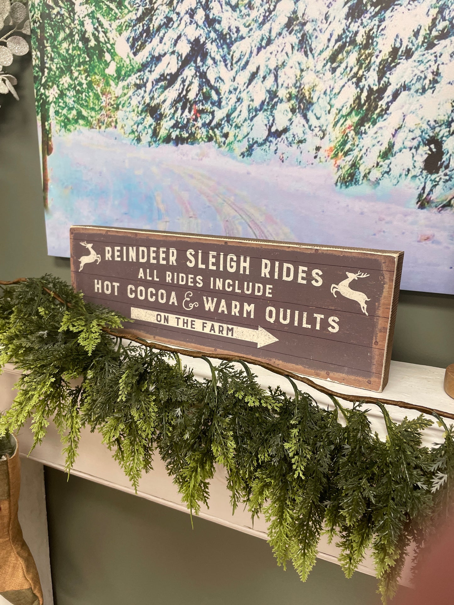 Sleigh Ride Sign