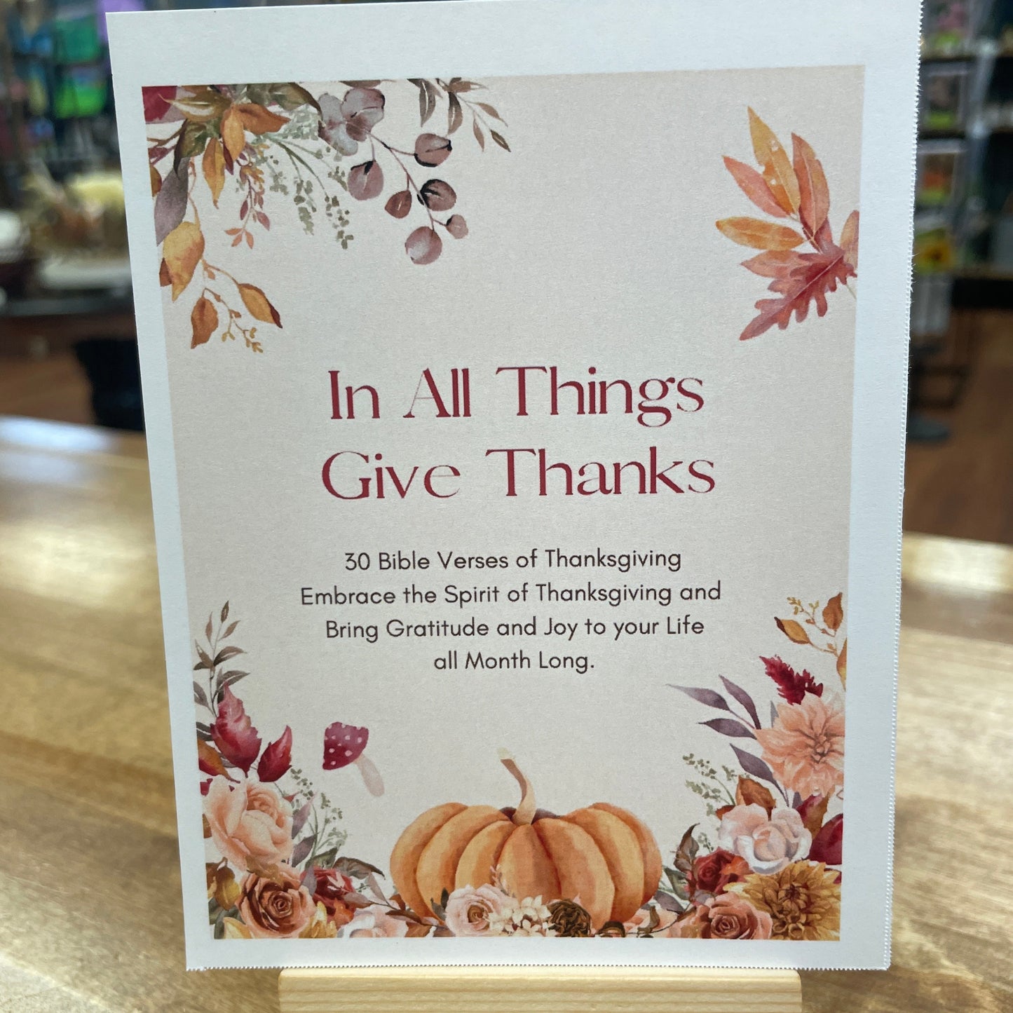 In All Things Give Thanks