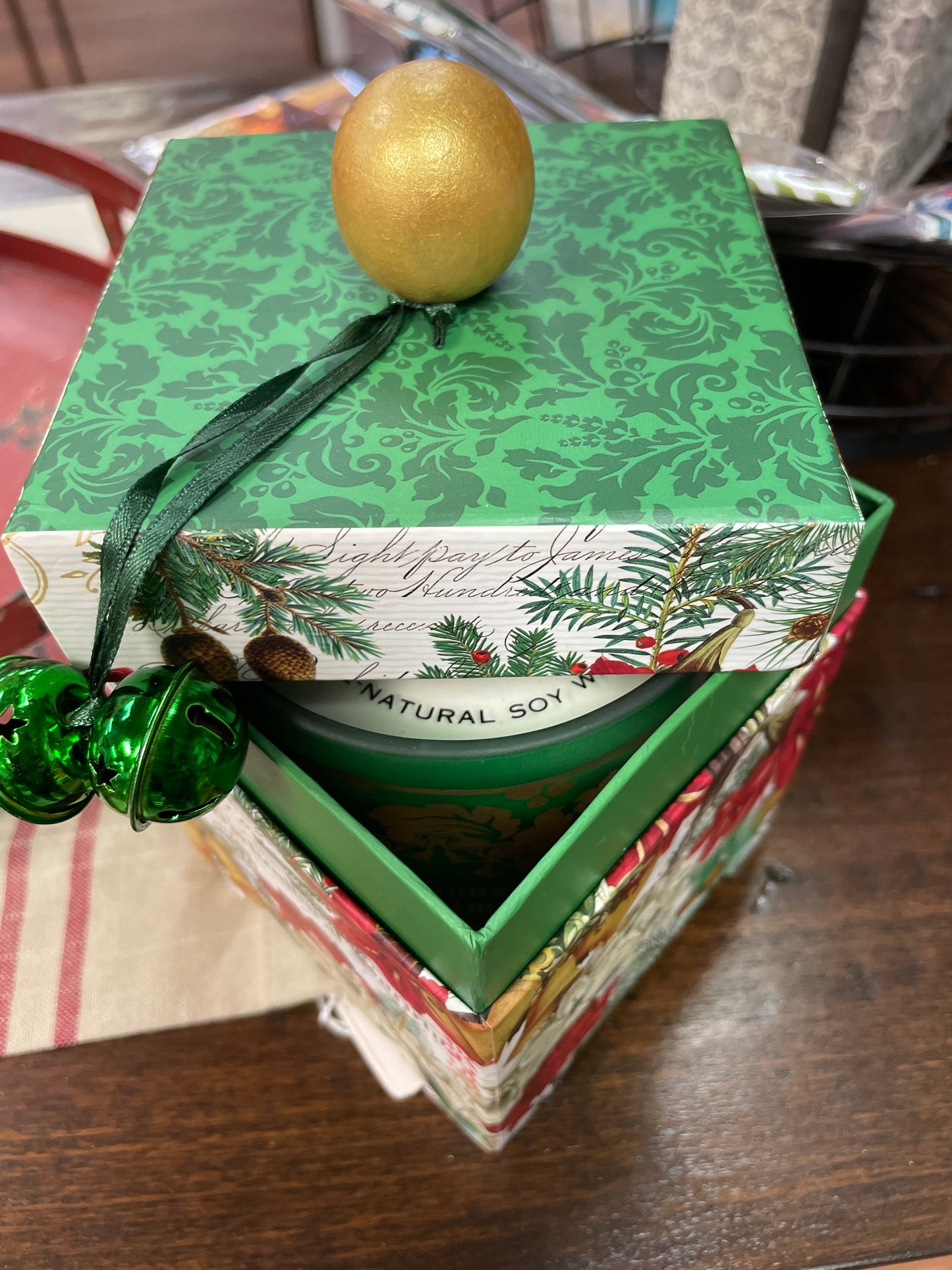 Joyous Christmas Candle - Gift Box