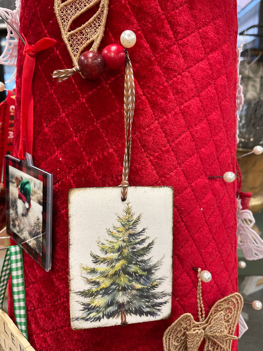 Tree Ornament w/Beads