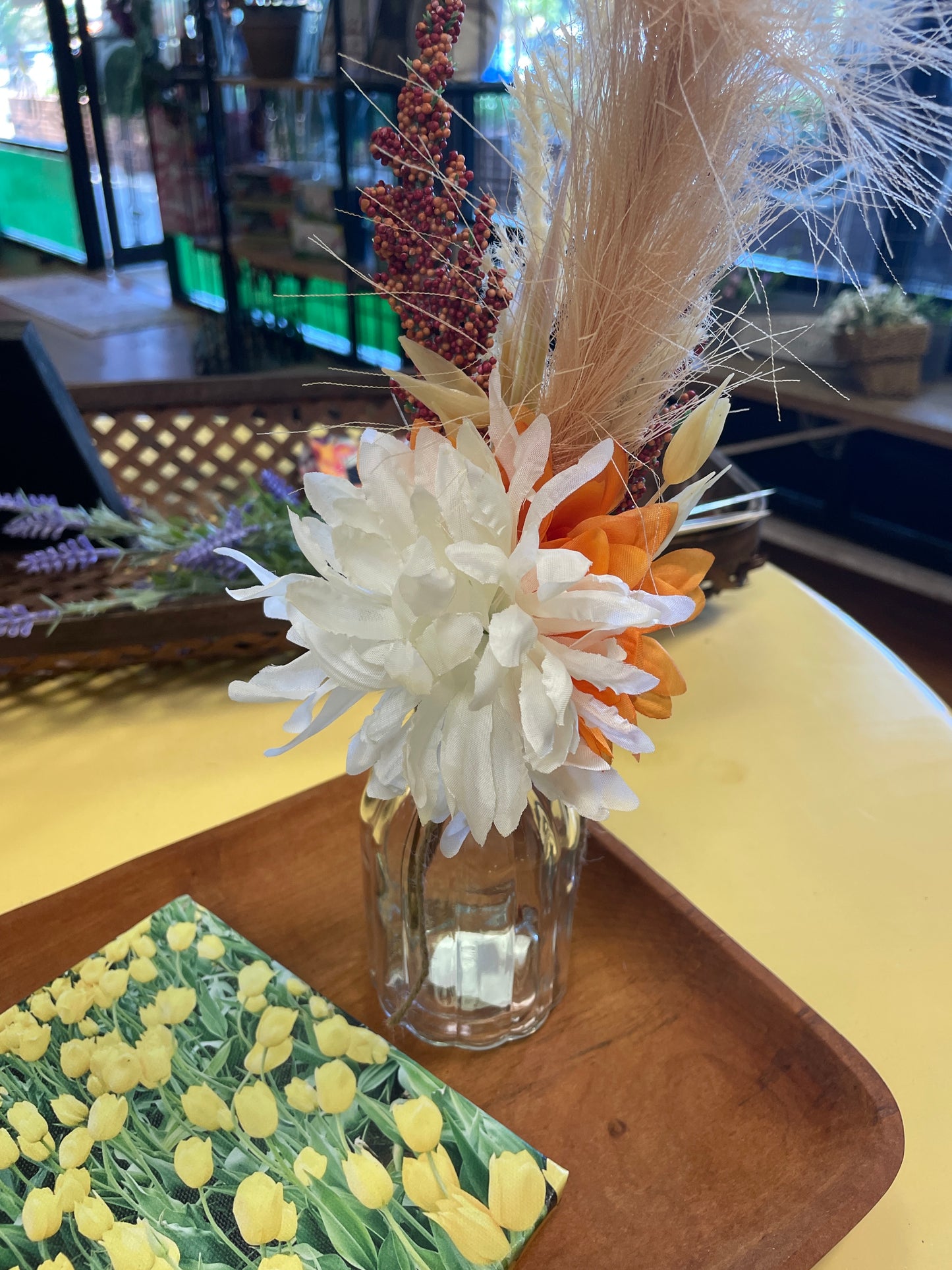 Fall Mixed Floral Vase