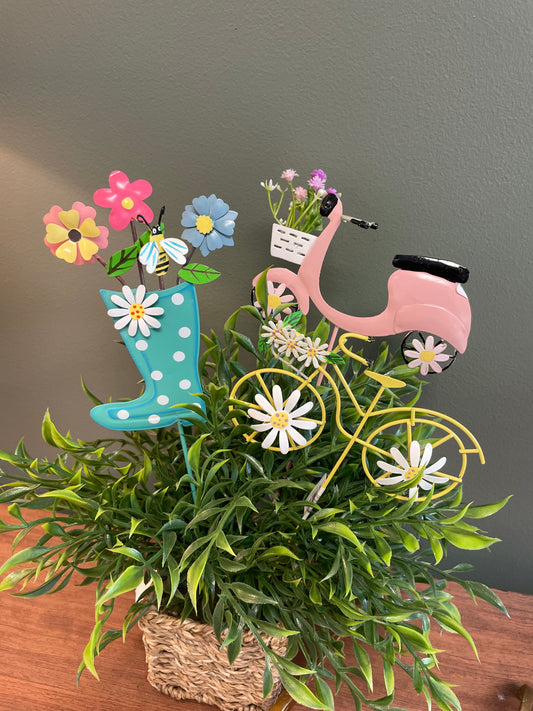 Metal Summer Plant Stake