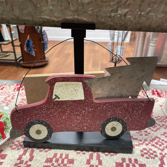 Wooden Red Truck