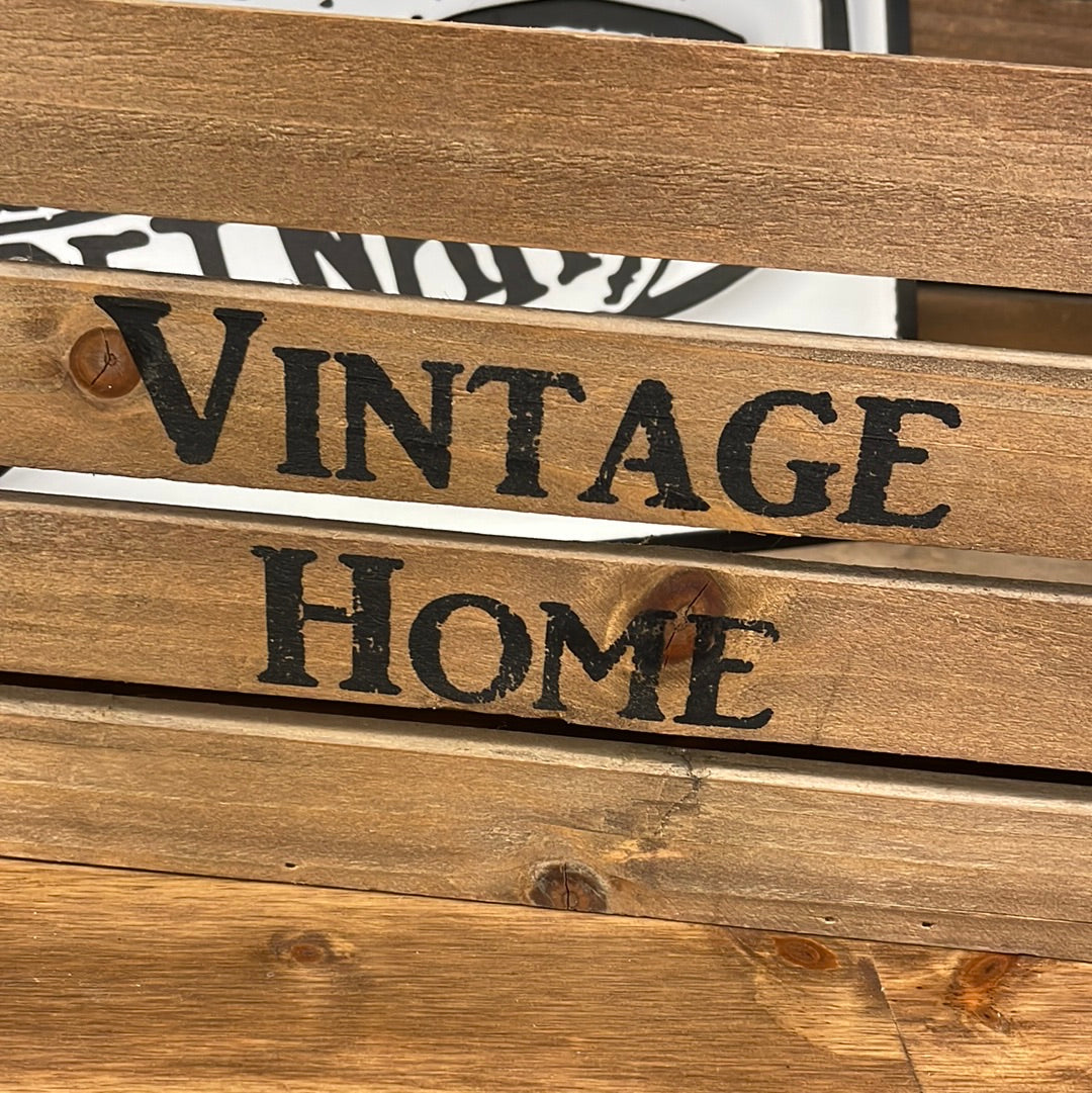Vintage Home Crate