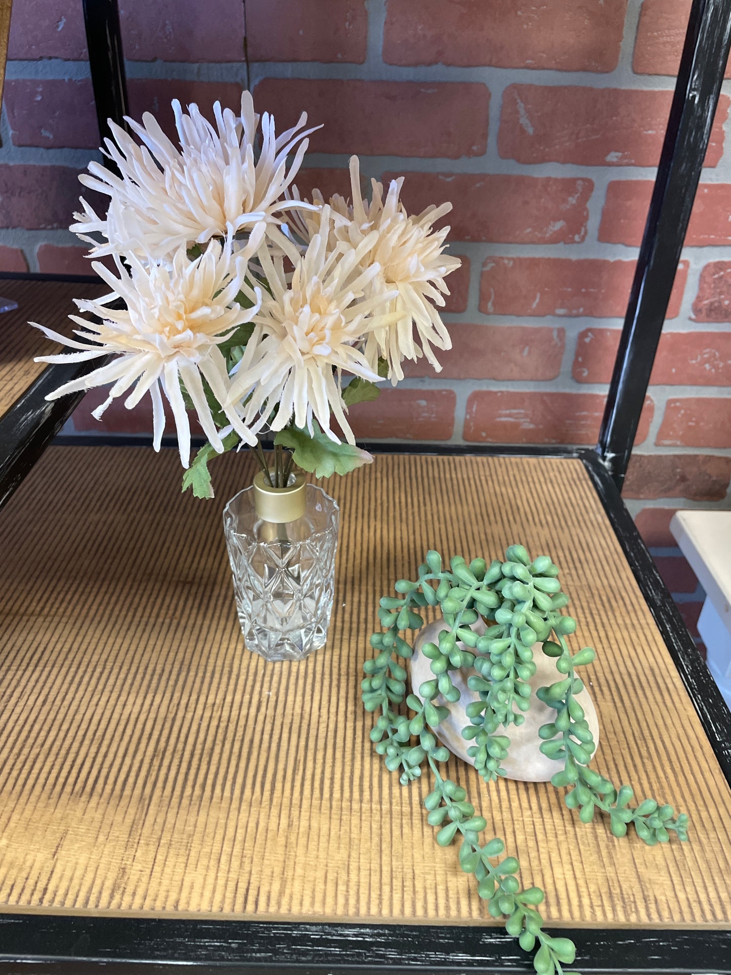 Bud Vase with Gold Top