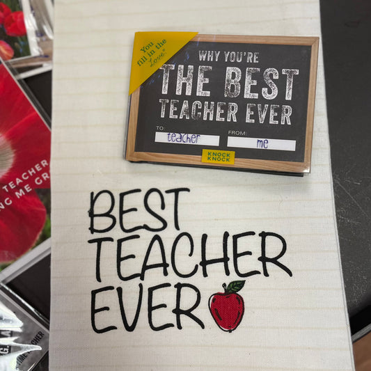 Best Teacher Ever Apple