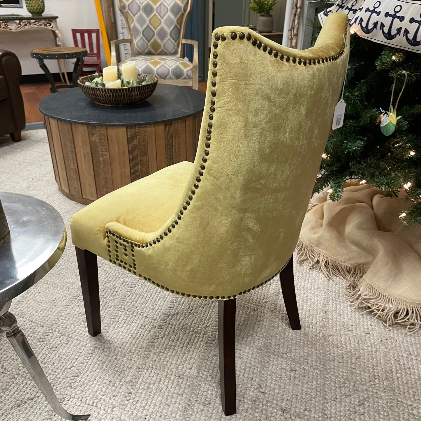 Safavieh Cotton Yellow Chair - Pinheads