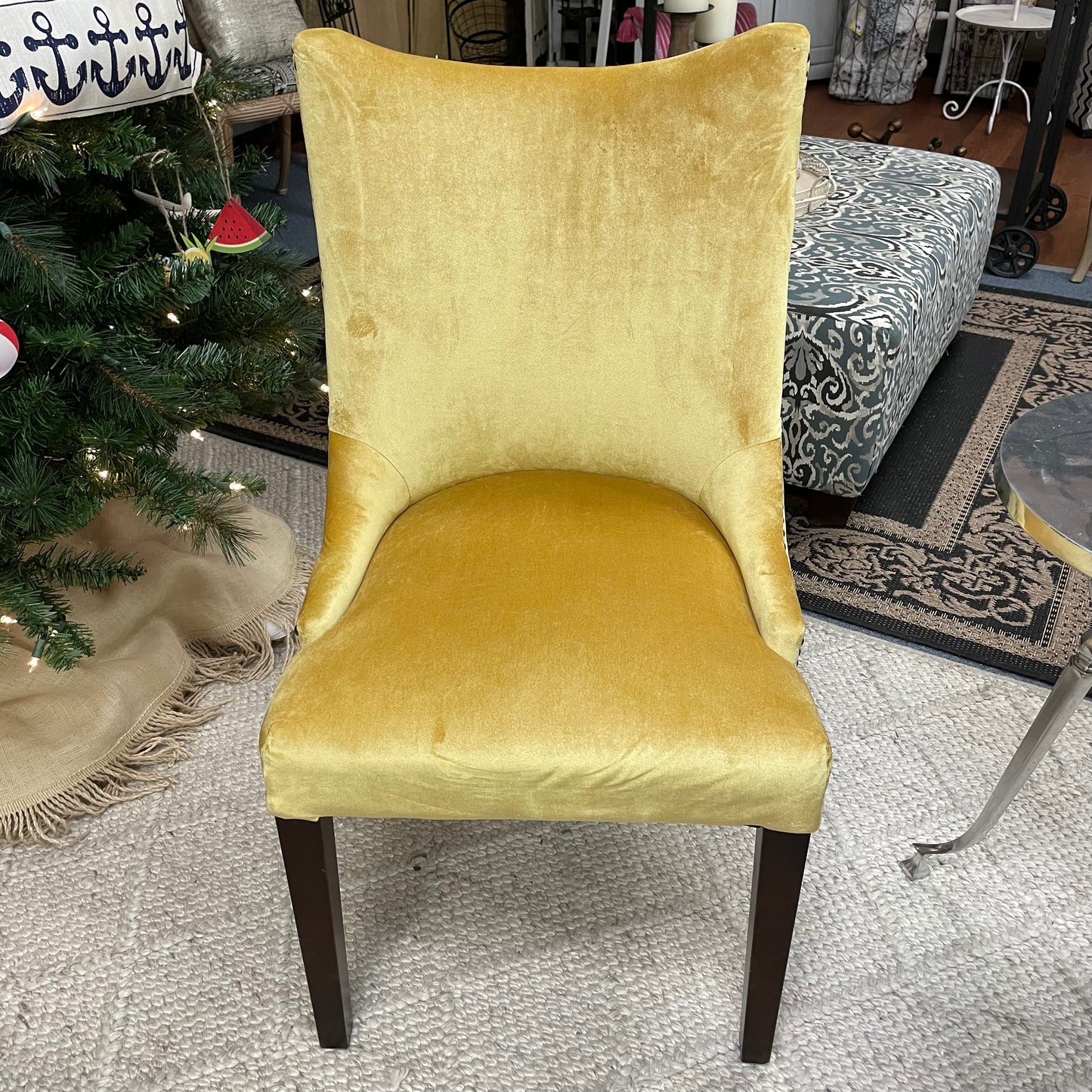 Safavieh Cotton Yellow Chair - Pinheads