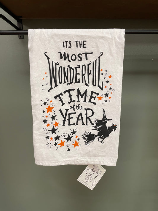 Most wonderful Time Tea Towel