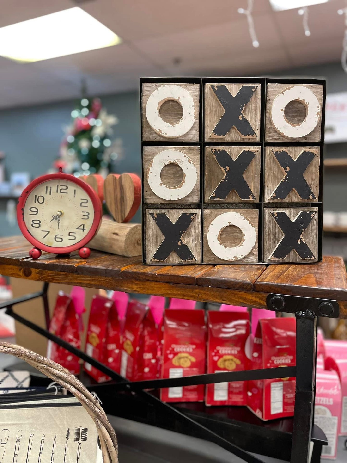Vintage Red Clock