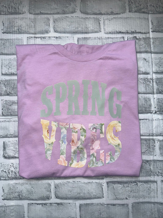 Spring Vibes short sleeve shirt