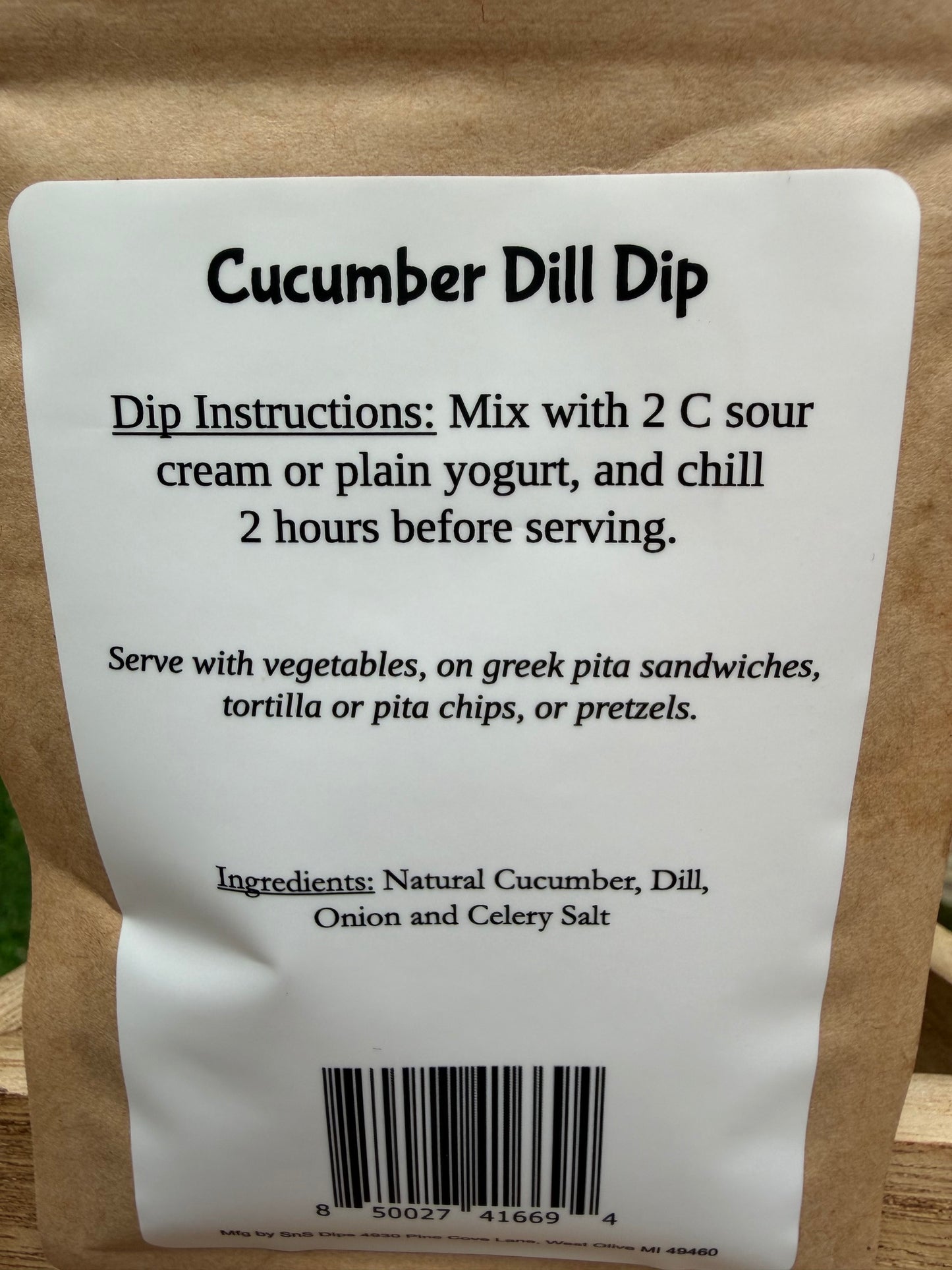 Cucumber Dill Dip