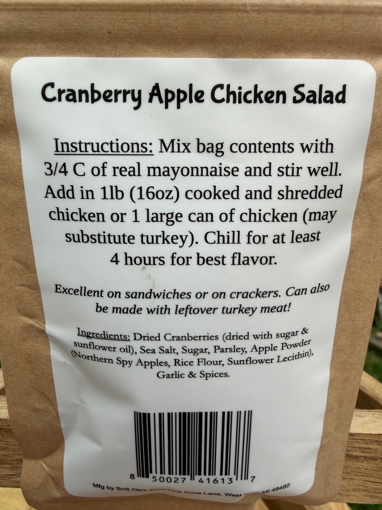Cranberry Apple Chicken Salad Mix