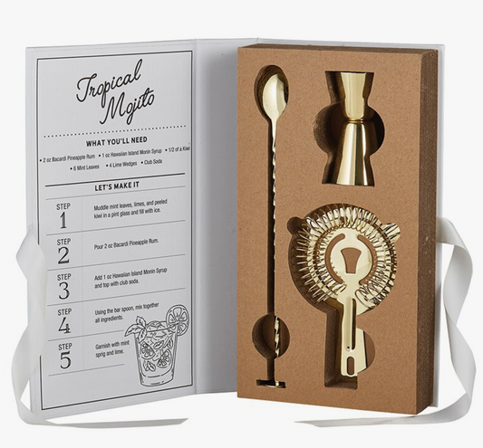 Gift set  - Gold Barware 3 PC set