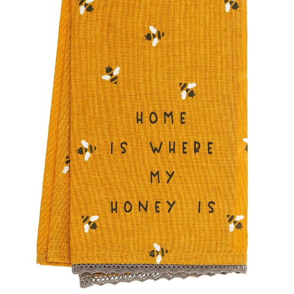 Home is where my HONEY is - tea towel