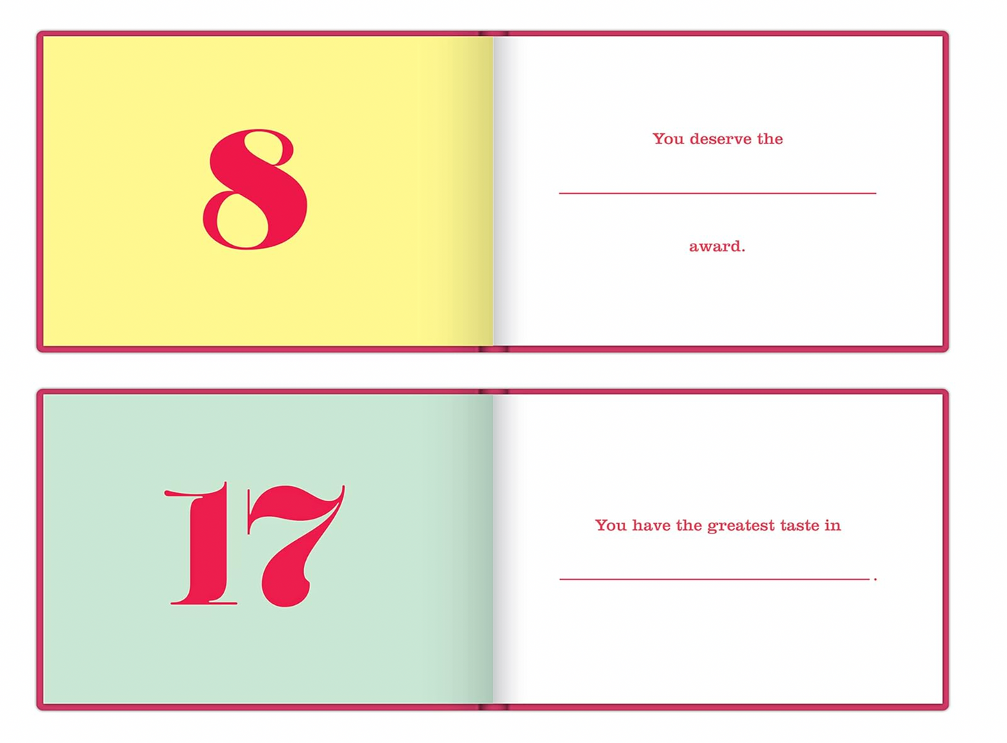 What I Love about You Fill in the Love® Book Burlap and Daisies