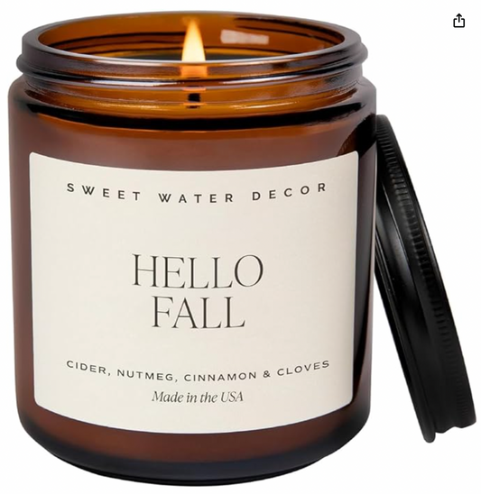 Hello Fall 9 oz Candle