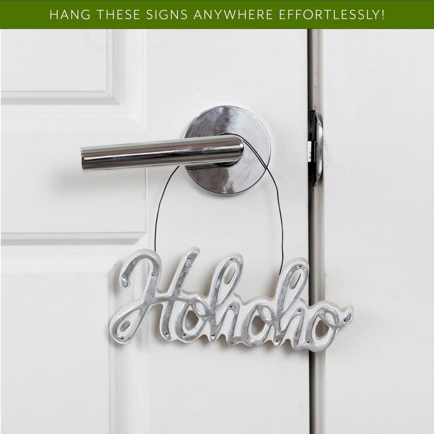 HoHoHo Christmas Word Art Ornaments