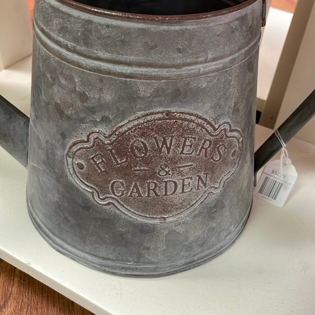 Galvanized Watering Can LG