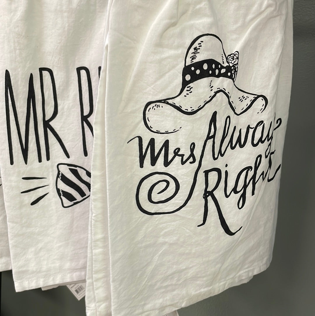 Mr Right - Mrs Always Right