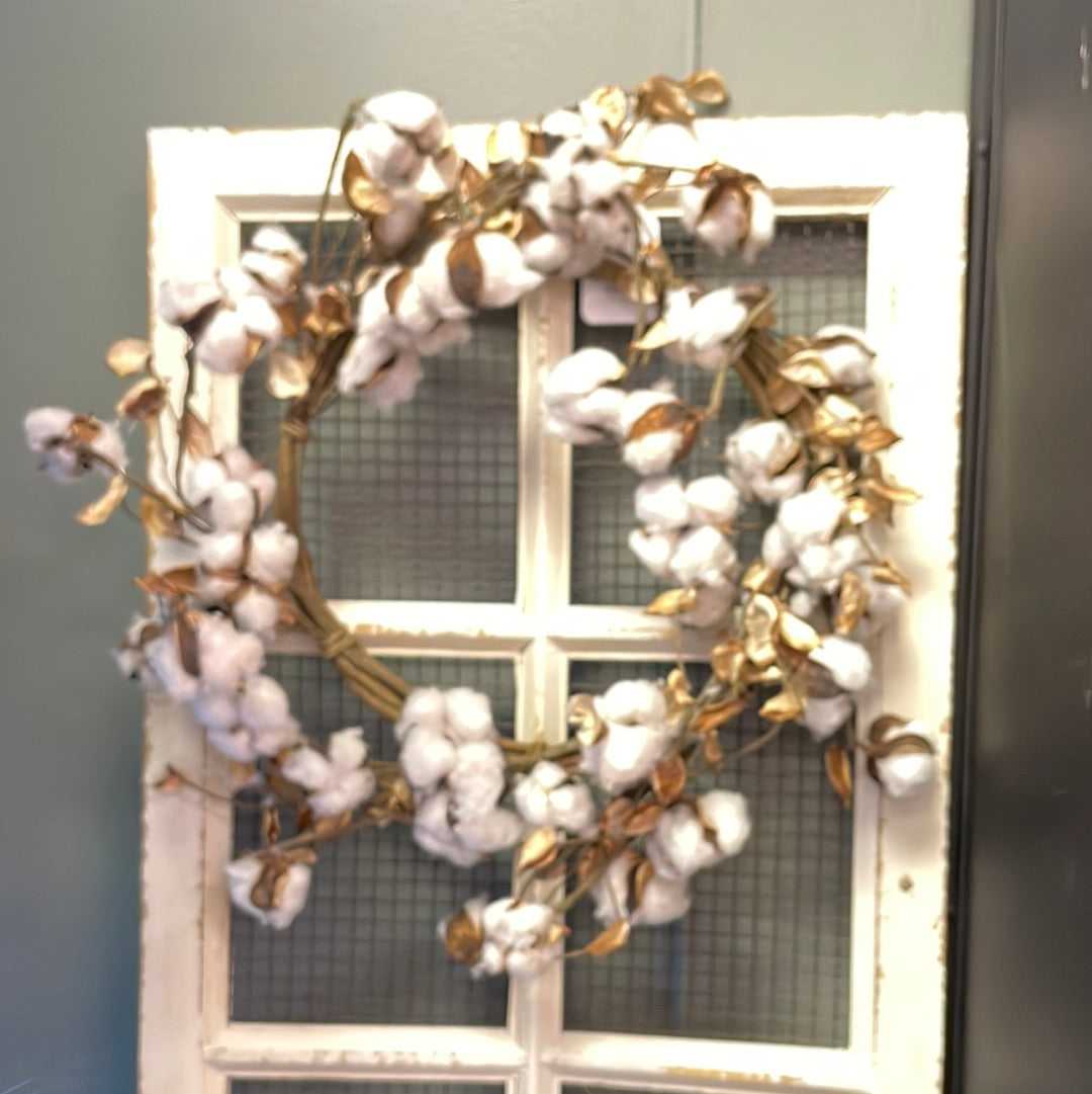 Cotton Wreath