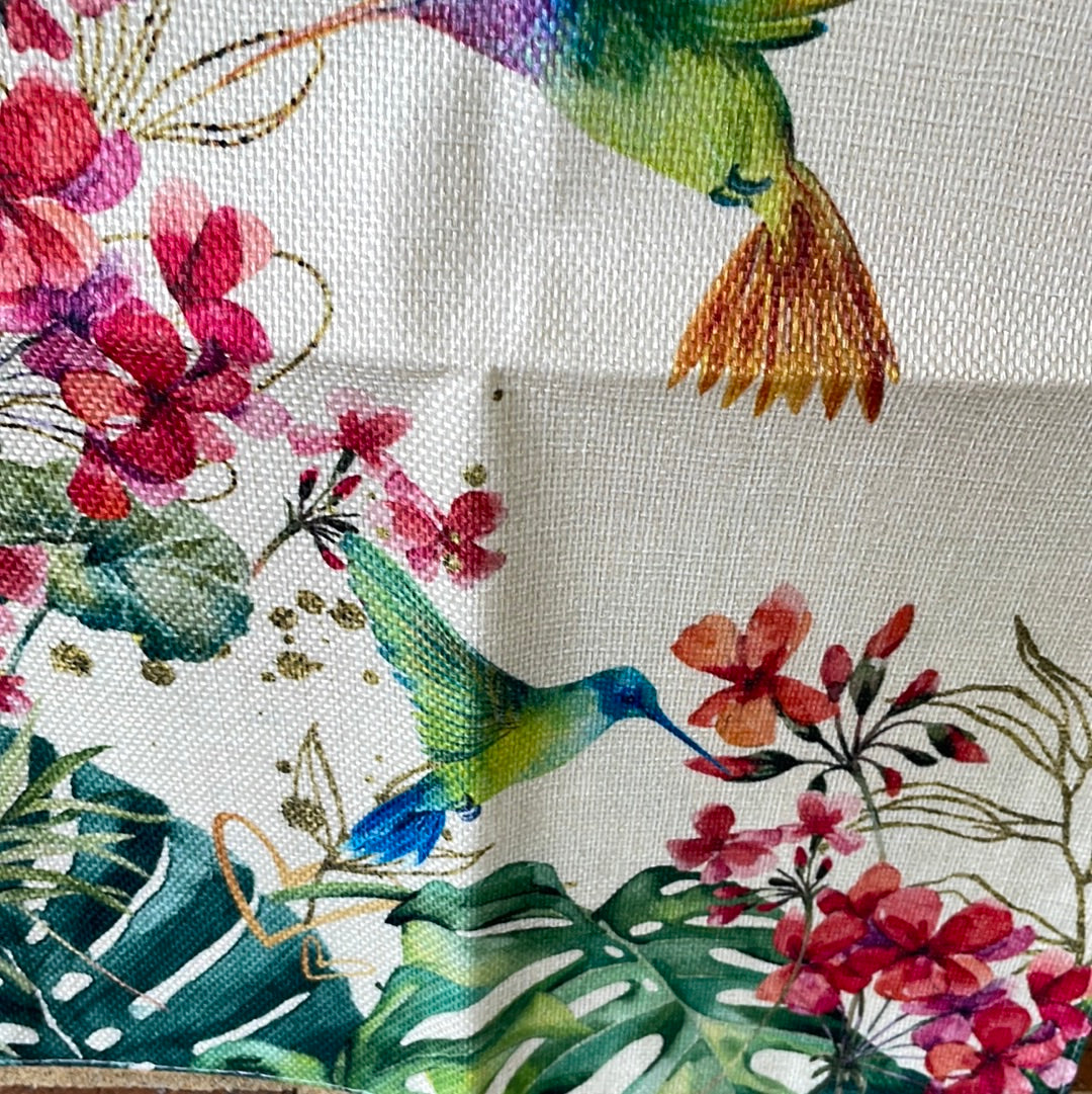 Garden Flag - Welcome Hummingbirds