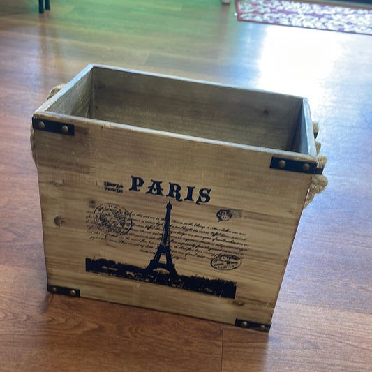 Paris Crate w/Rope Handles