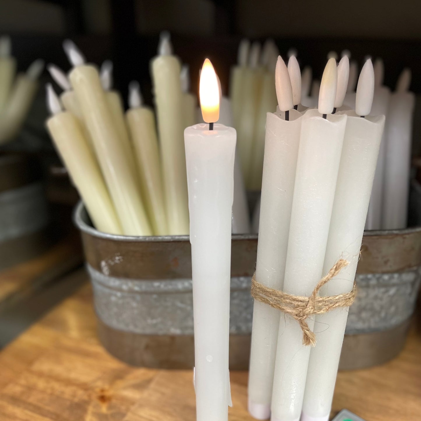 White Taper Candle Bundle