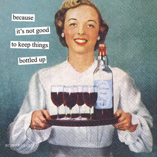 Bottled Up Paper Cocktail Napkins