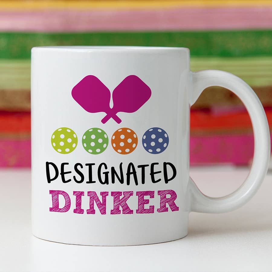 Designated Dinker Pickleball Coffee Cup
