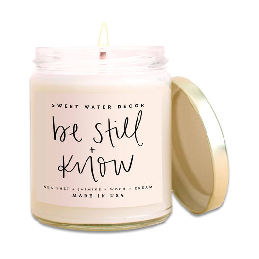 Be Still and Know Soy Candle - 9 oz