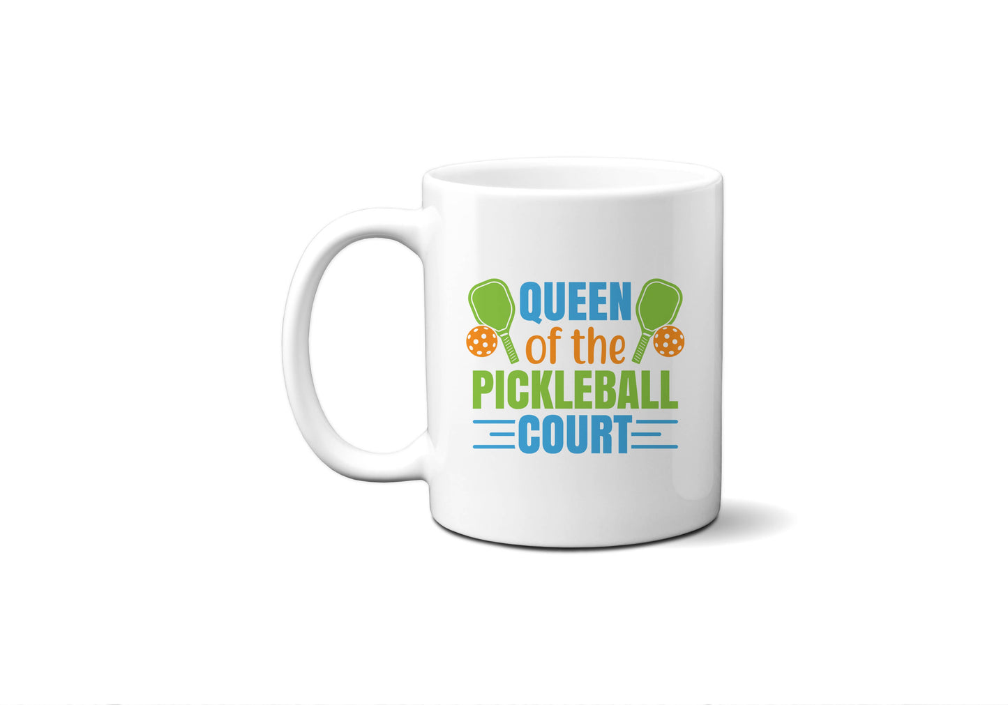 Queen of the Pickleball Court Coffee Cup