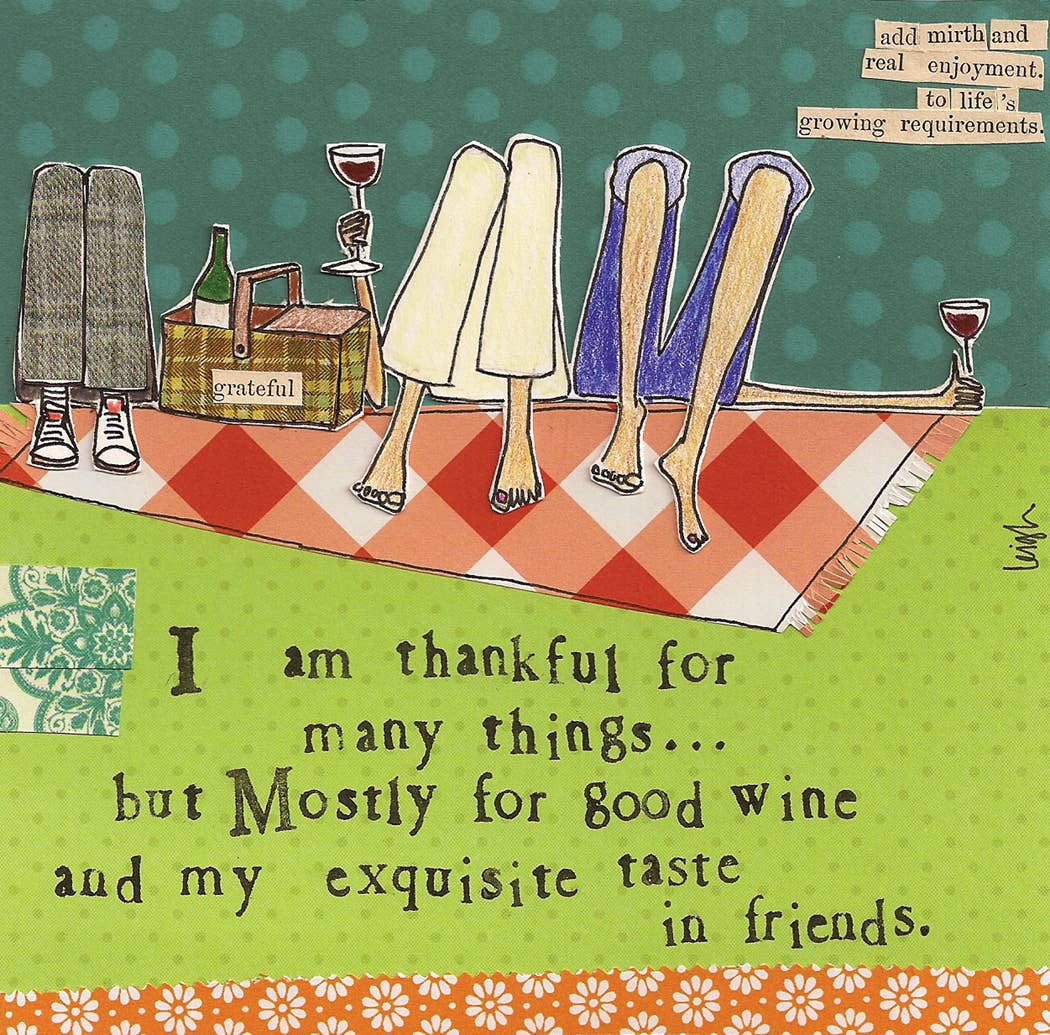 Paper Cocktail Napkins Pack of 20 "Thankful for"