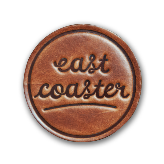 East Coaster Leather Coaster