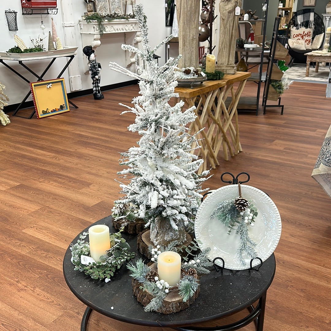 3 ft Snowy Pine Tree